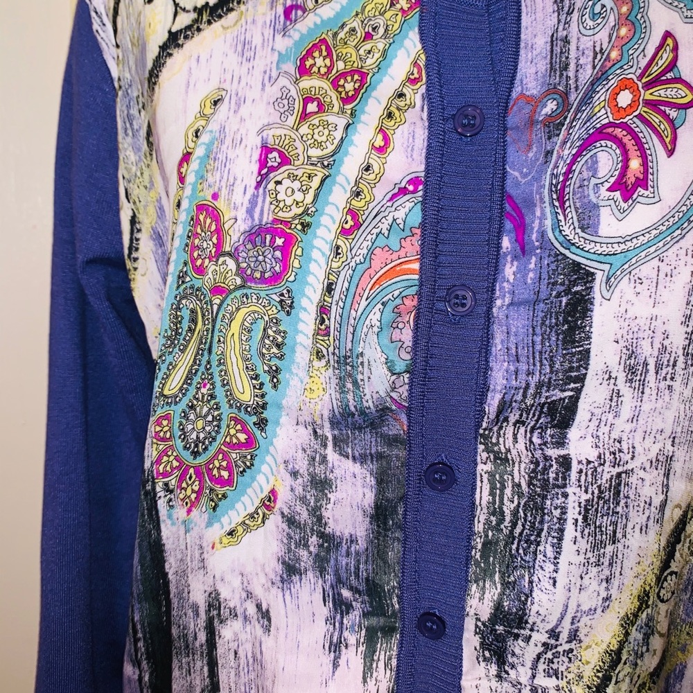 INC Multicolor Cardigan - Picture 3 of 7